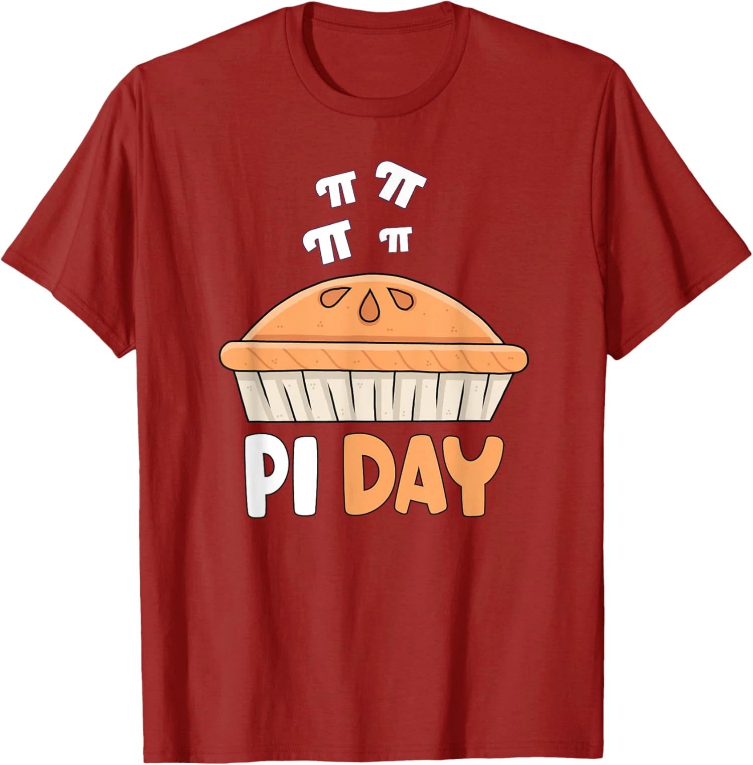Pi Day Pie Symbol Math Cute Present Funny Love Food Unisex T-Shirt