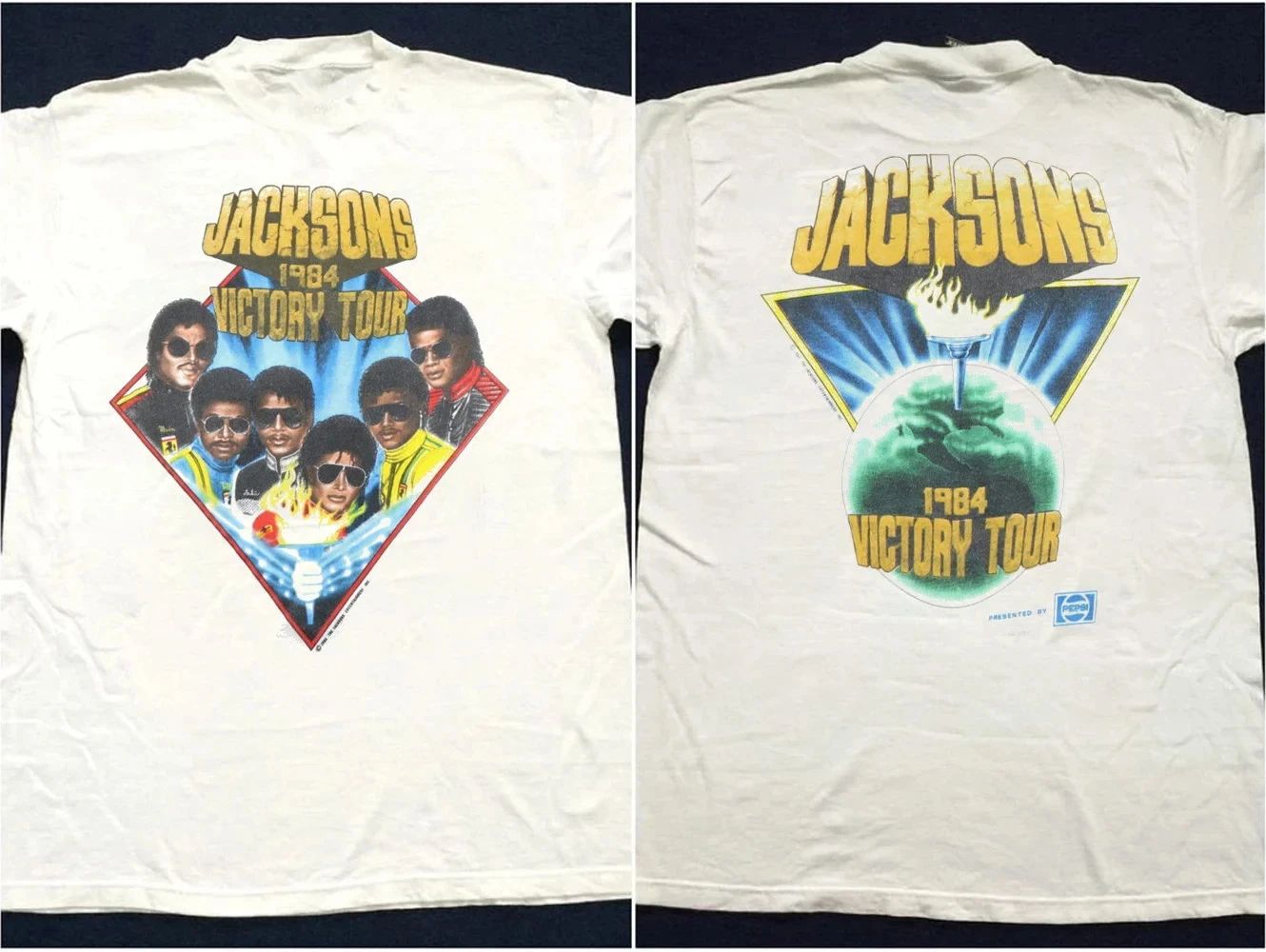 Vintage 1984 Jacksons Victory Tour T-Shirt