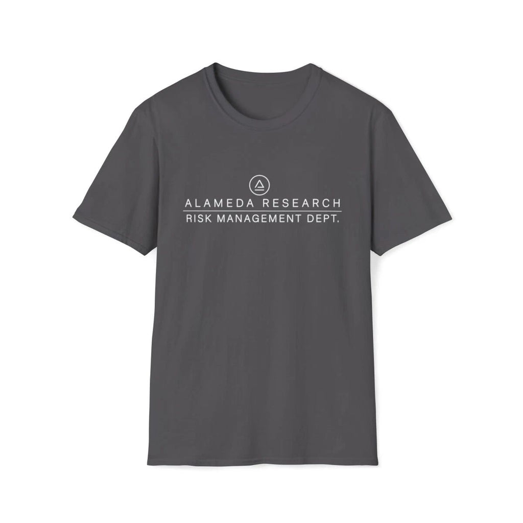 Alameda Research Risk Management T-Shirt Funny Crypto Tee Cryptocurrency Humor