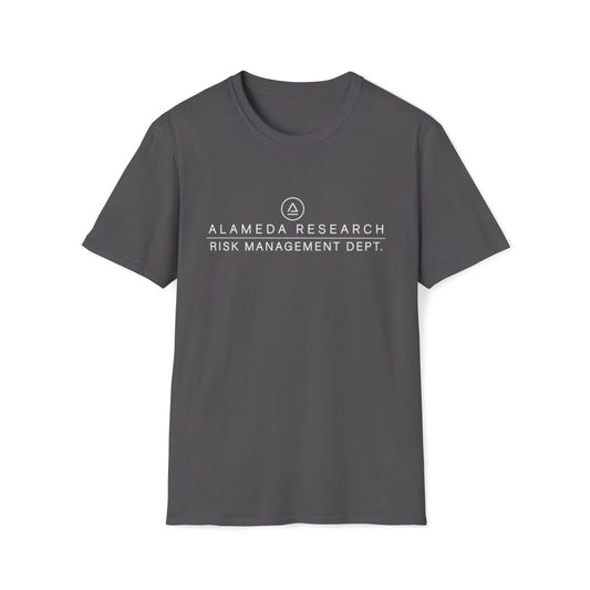 Alameda Research Risk Management T-Shirt Funny Crypto Tee Cryptocurrency Humor