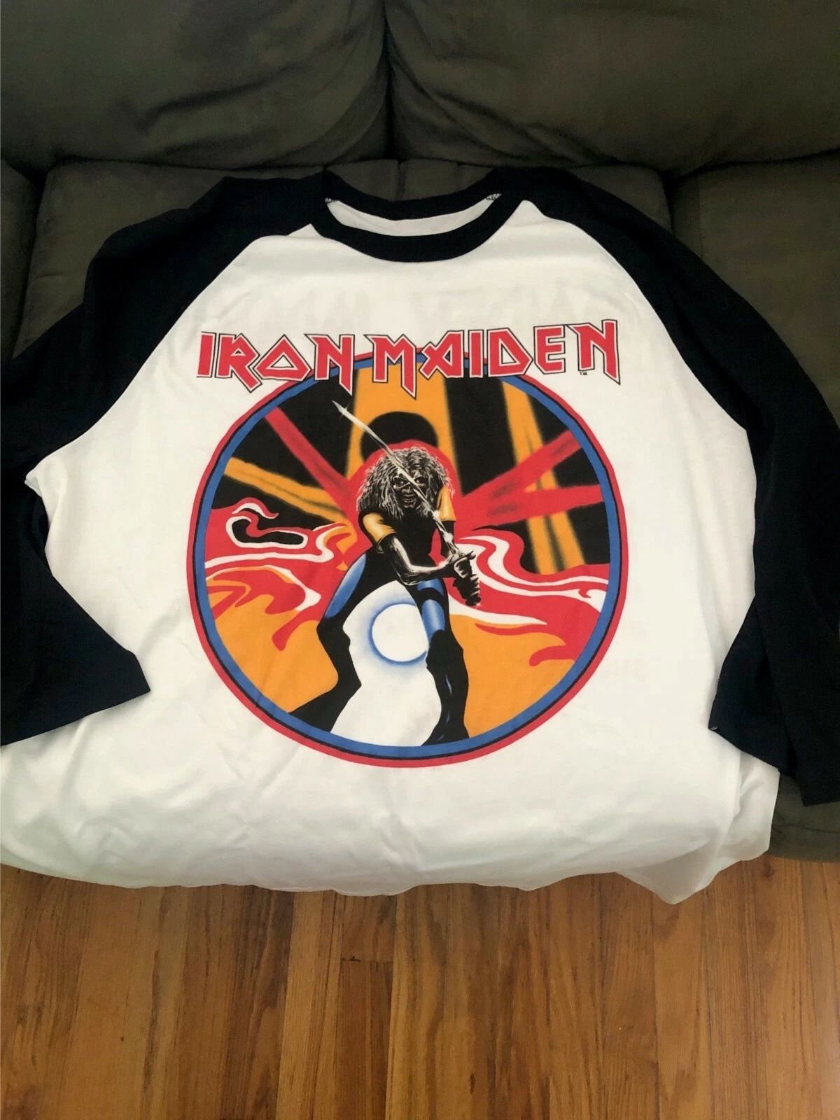 Iron Maiden - Maiden Japan 1982 Raglan Beast on the Road World Tour,  S to 3XL