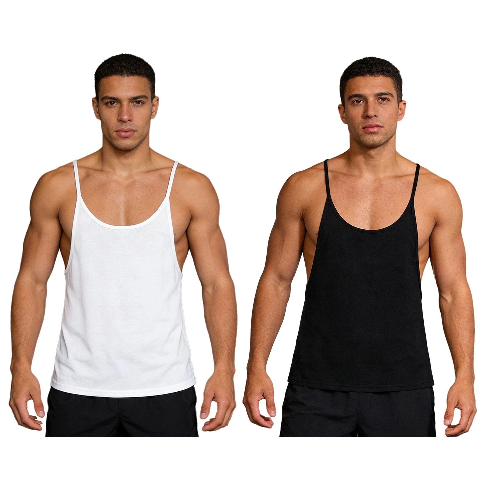 Men's Shirts Bodybuilding Vest Basic T-Shirt Daily Wear Tank Top Sleeveless