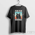 Classic Pew Pew Cat Vintage Madafakas T Shirts