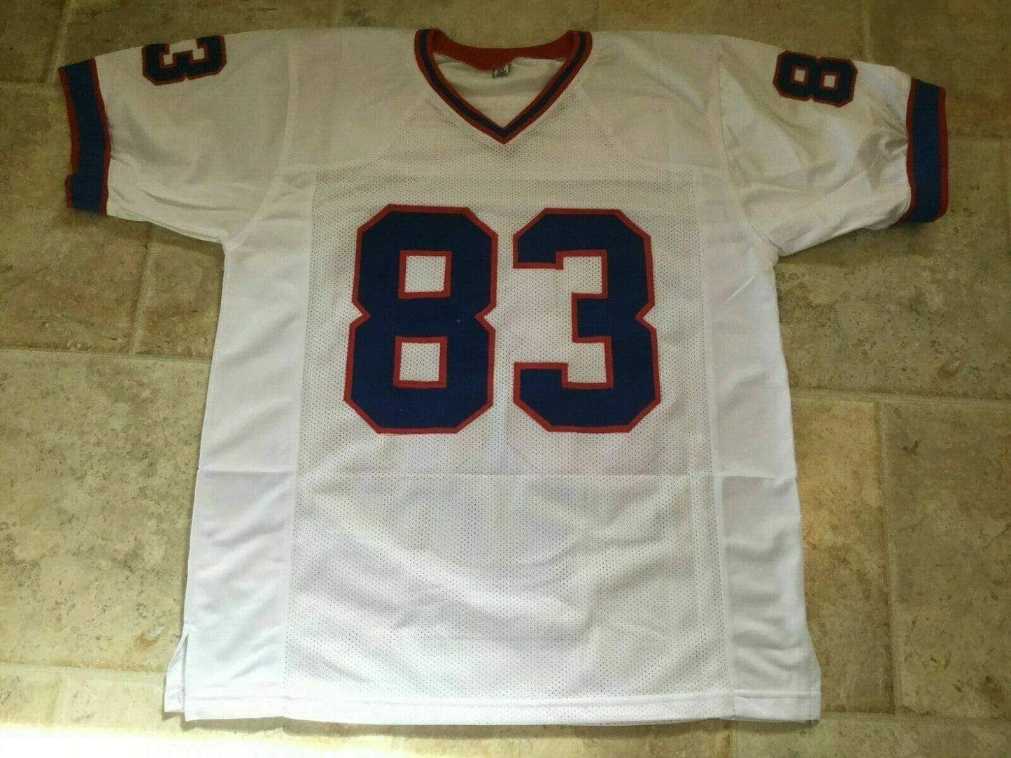 Custom Andre Reed White Mesh Football Jersey
