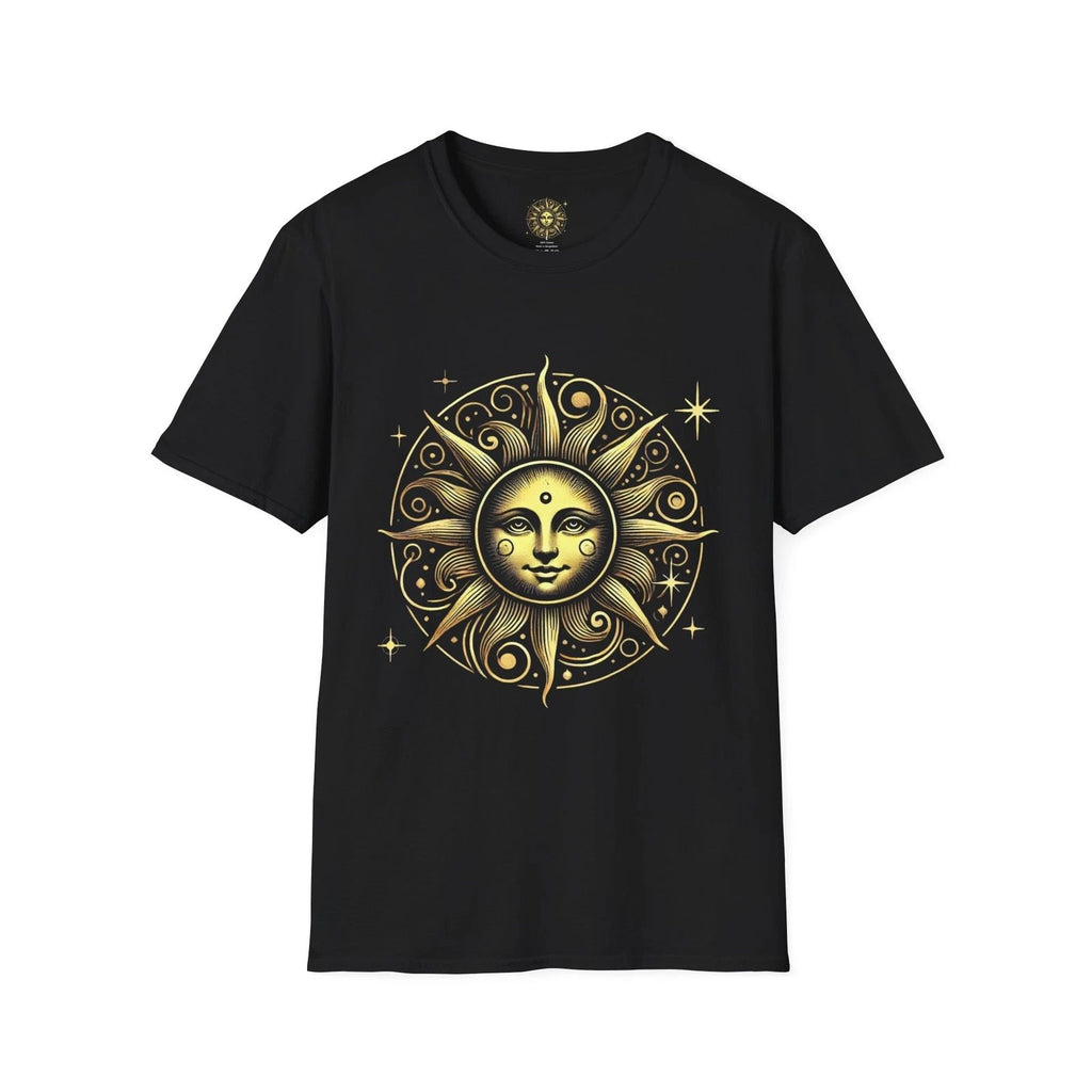 Celestial Sun Graphic T-Shirt, Astrology Tee, Boho Shirt, Summer Fashion