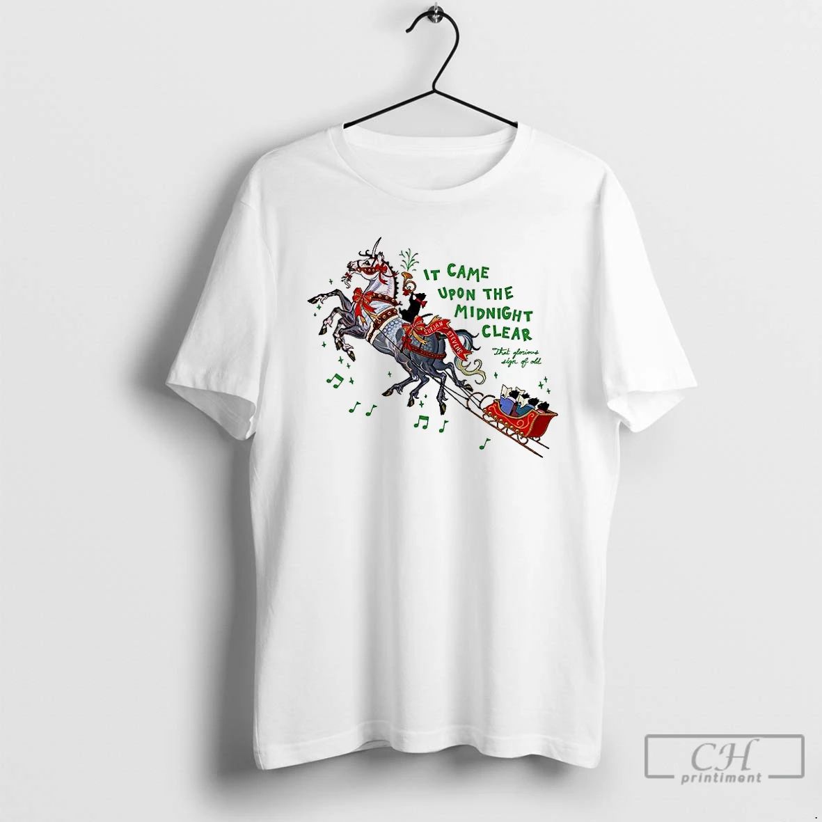 Premium It Came Upon The Midnight Clear Merry Christmas T Shirts