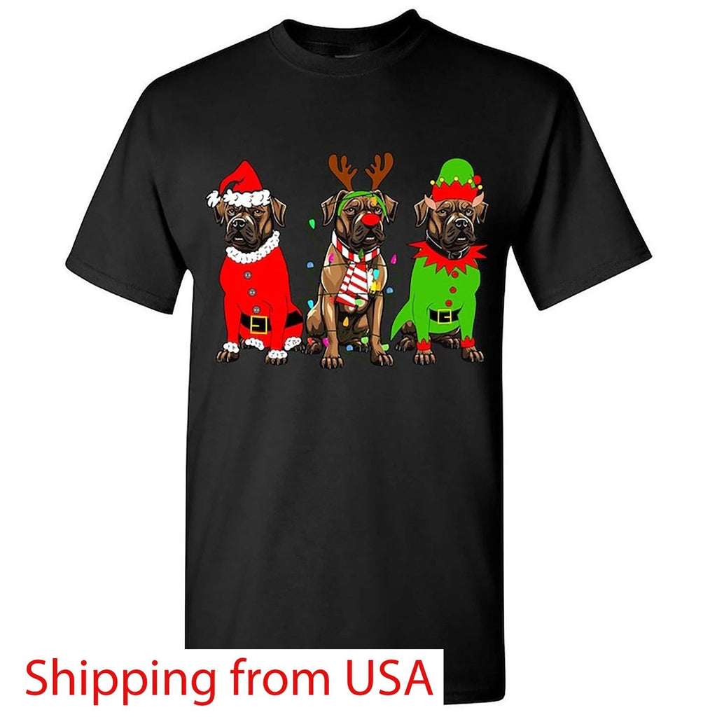 Pitbull Christmas Sweatshirt, Dog Lover Christmas Shirt, Funny Christmas Shir...