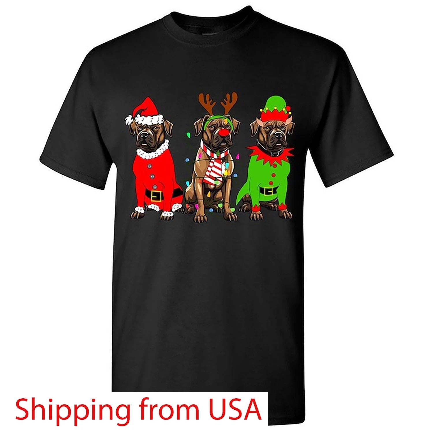 Pitbull Christmas Sweatshirt, Dog Lover Christmas Shirt, Funny Christmas Shir...