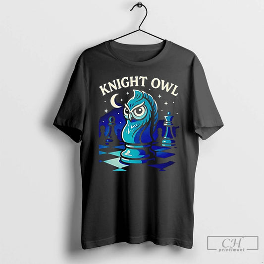 Premium Knight Owl Chess Halloween T Shirts
