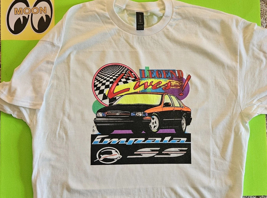 Impala SS Men's White Guildan Dryblend T-Shirt