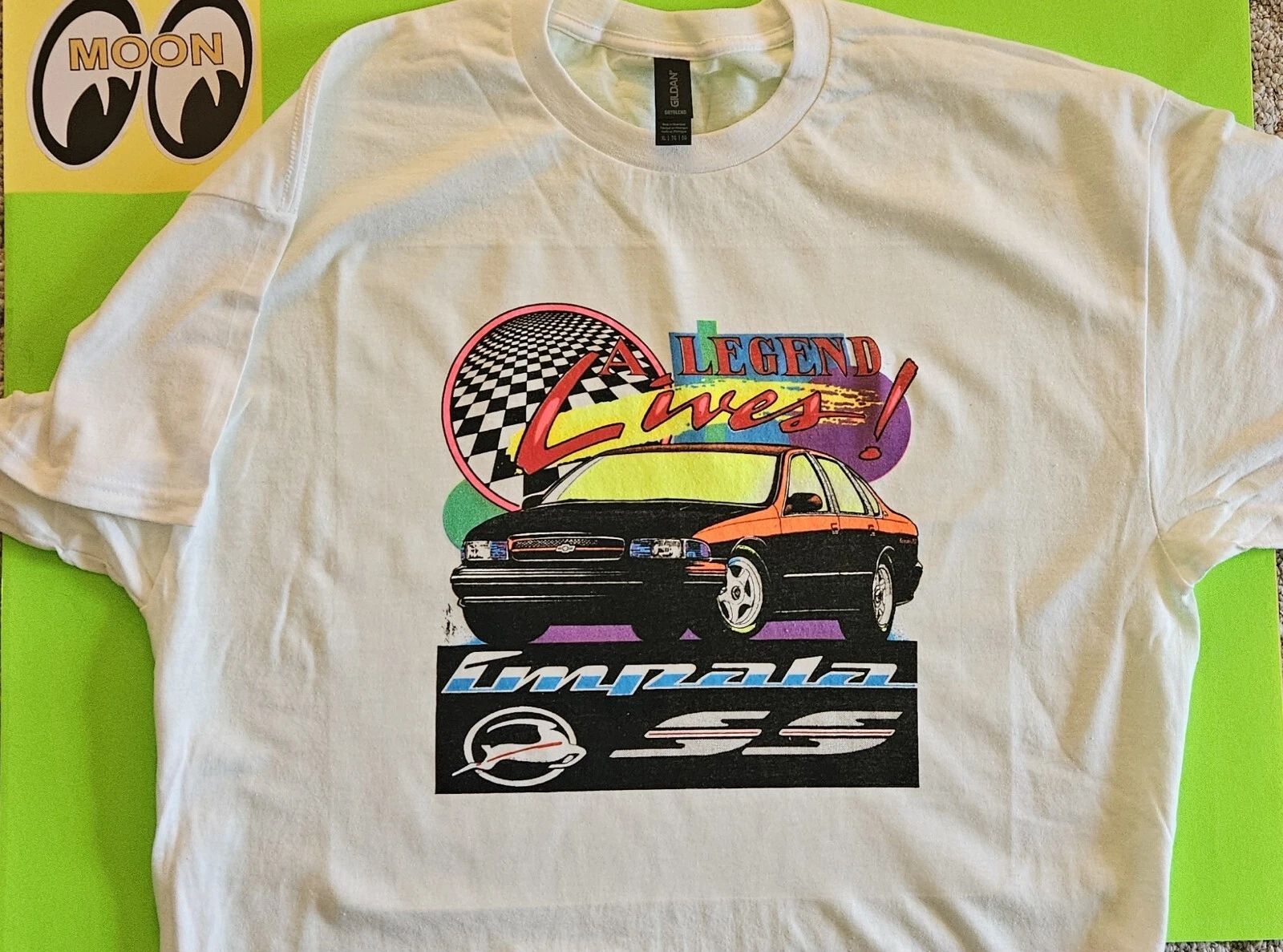 Impala SS Men's White Guildan Dryblend T-Shirt