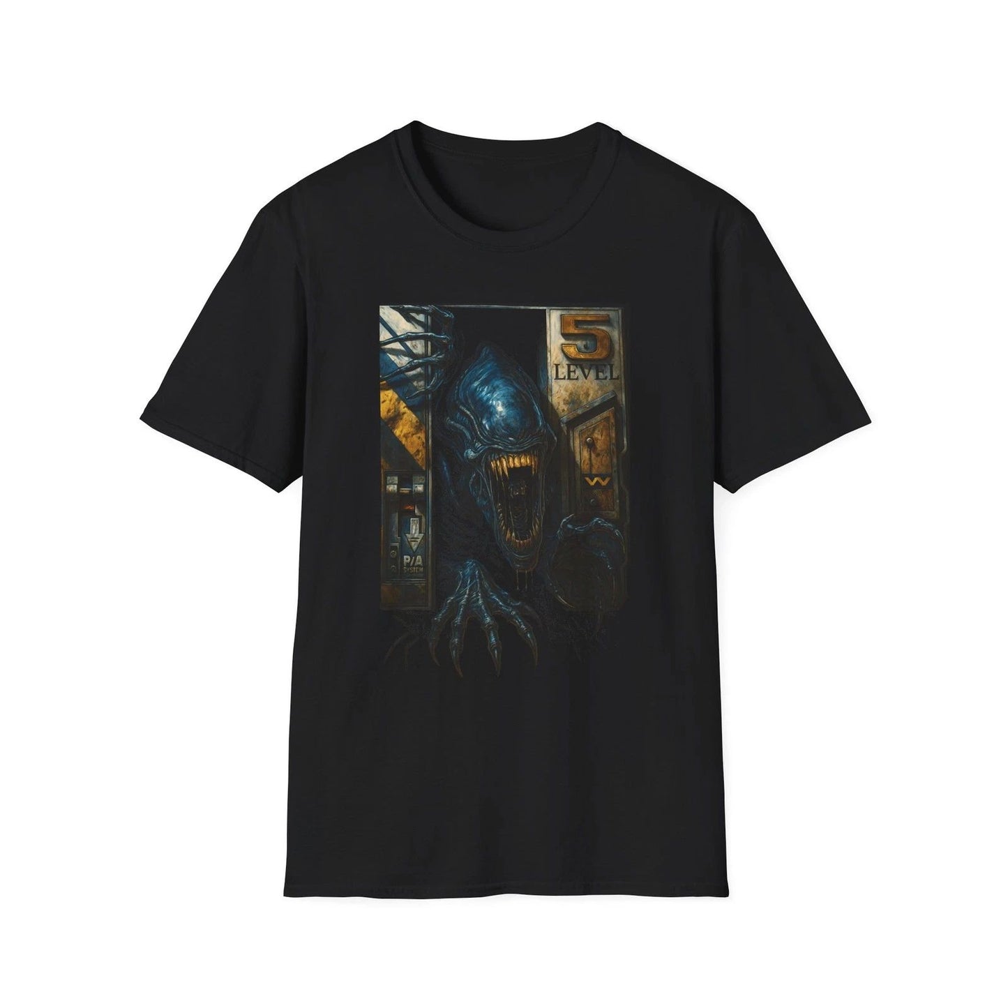 Aliens Xenomorphs Unisex Softstyle Tee, Sci-Fi Horror Shirt, Extraterrestrial