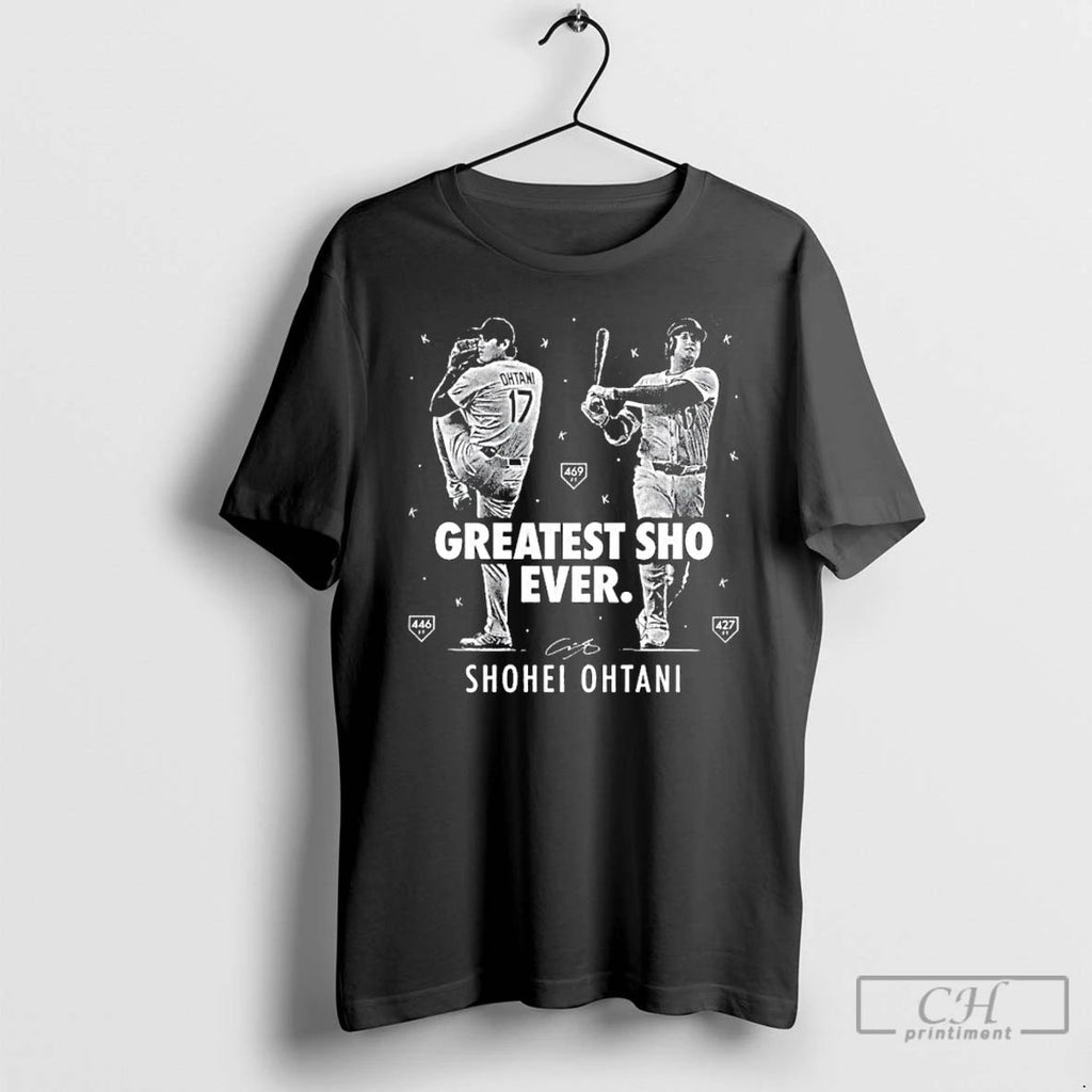 Premium Shohei Ohtani Greatest Sho Ever Signature T Shirts
