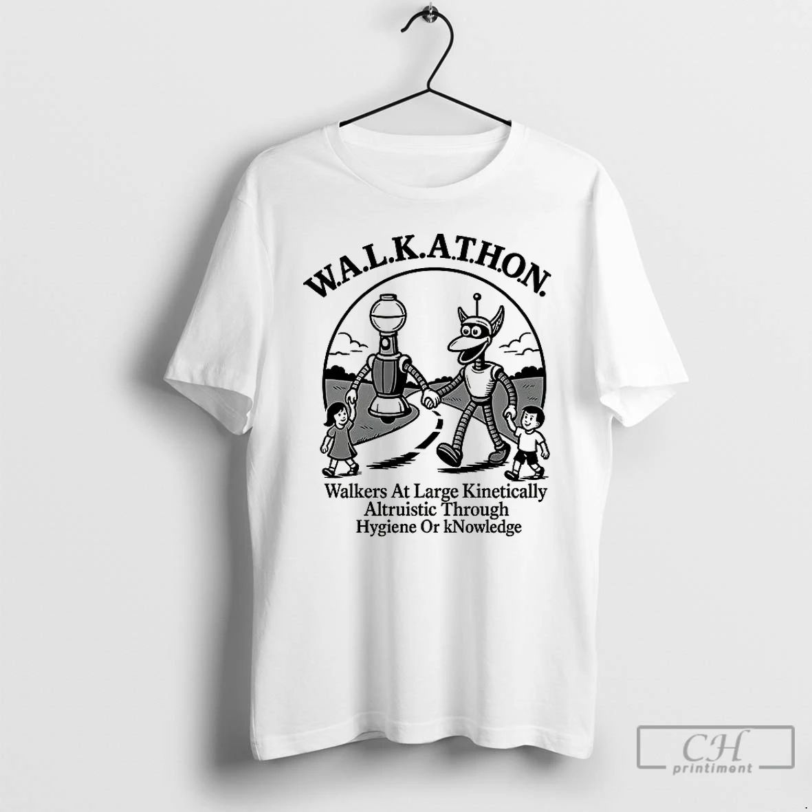 Classic Walkathon Walkers At Large Kinetically T Shirts