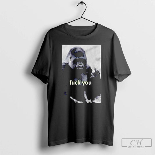 Classic Gorilla Fuck You Funny Ornaments T Shirts