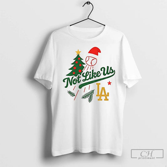 Classic Not Like Us Santa Hat Los Angeles Dodgers Mlb Baseball Merry Christmas