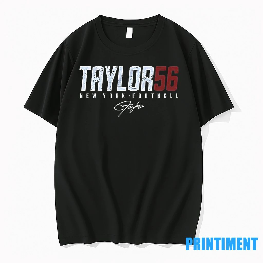 Taylor 56 New York Football Signature Tshirts Sweater