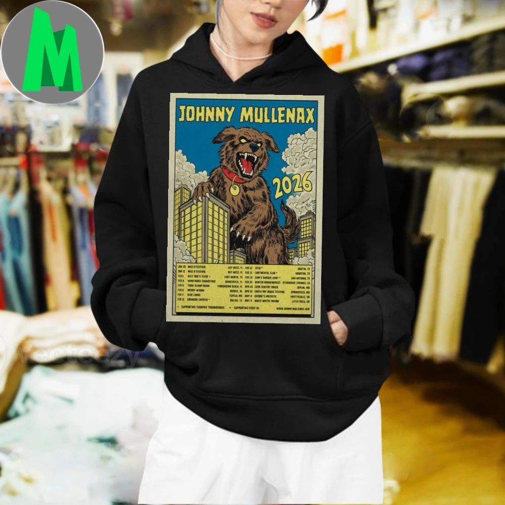 Johnny Mullenax Tour Jan – Feb 2026 Poster Shirt
