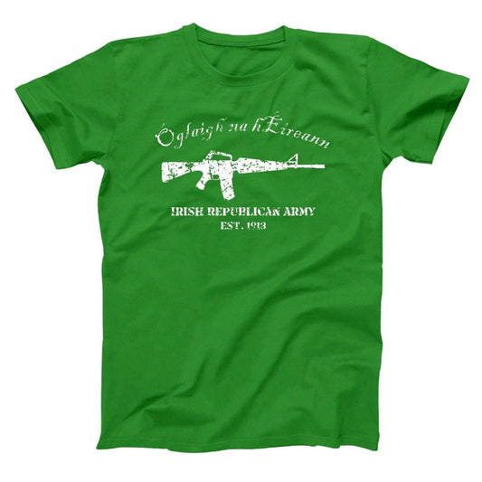 The Irish Army Est Ireland Pride Gaelic Celtic Green Basic Men's T-Shirt reprint