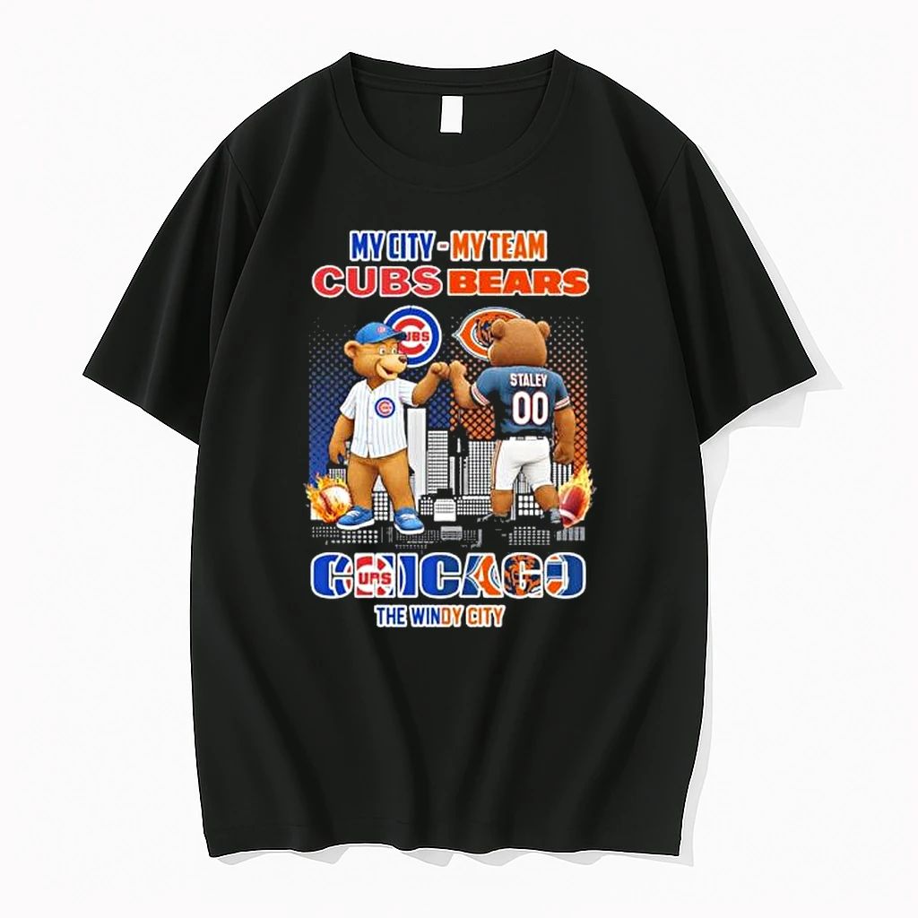 My City My Team Cubs And Bears Chicago The Windy City Tshirts Sweater
