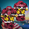 Arizona Cardinals Hawaiian Shirt Tropical Horizon Design 739101