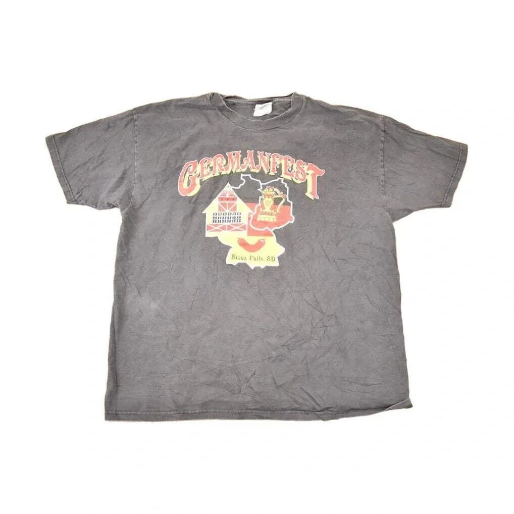 Vintage 1990s Germanfest Souvenir Travel T-Shirt Men's L