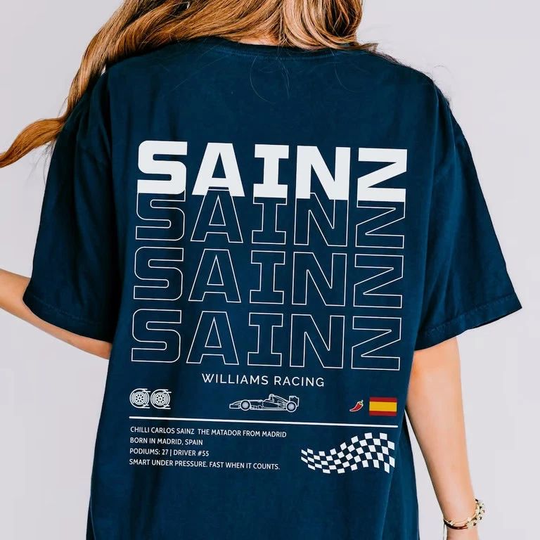 Smooth Operator Carlos Sainz Shirt Williams formula one T-shirt Vintage Racing
