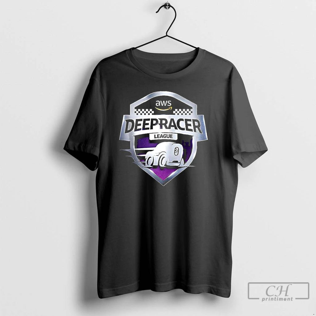 Classic Aws Deepracer Shield Logo T Shirts