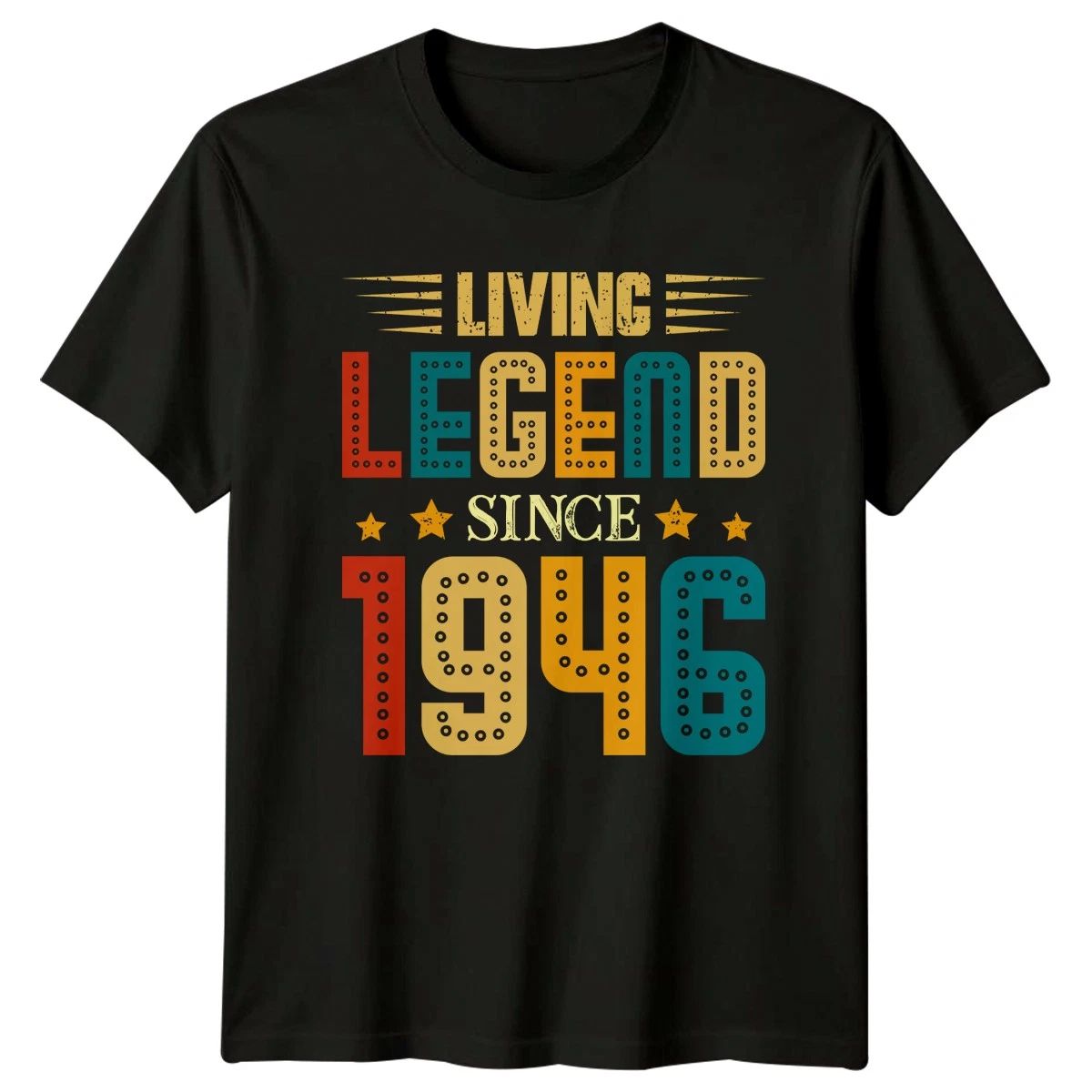 Funny Living Legend Since 1946 T-Shirt 80th Birthday Gift For Him And Her