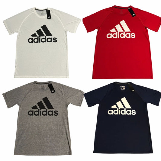 Adidas Men's Ultimate Graphic T-Shirt Size M-XL Black Navy Blue White Gray