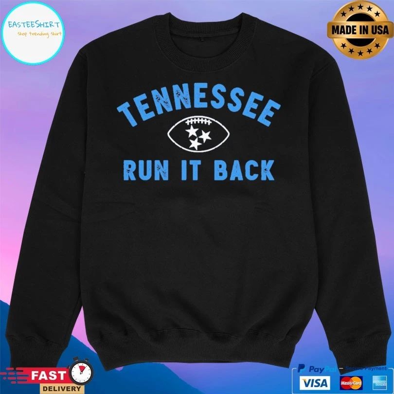 Tennessee Run It Back Football T-shirt