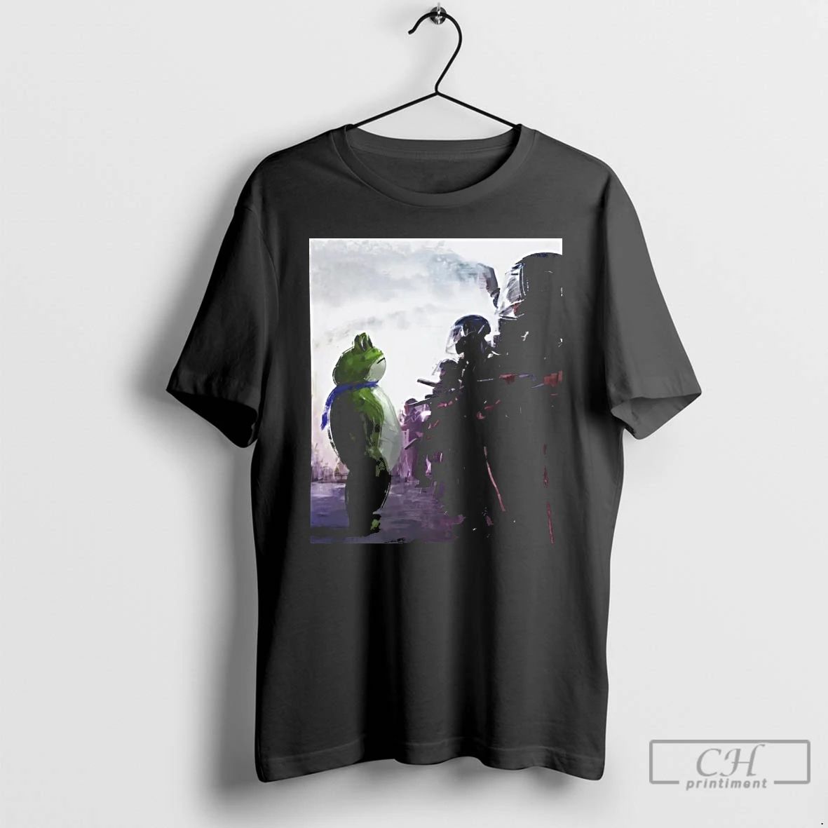 Classic Portland Frog Protest T Shirts