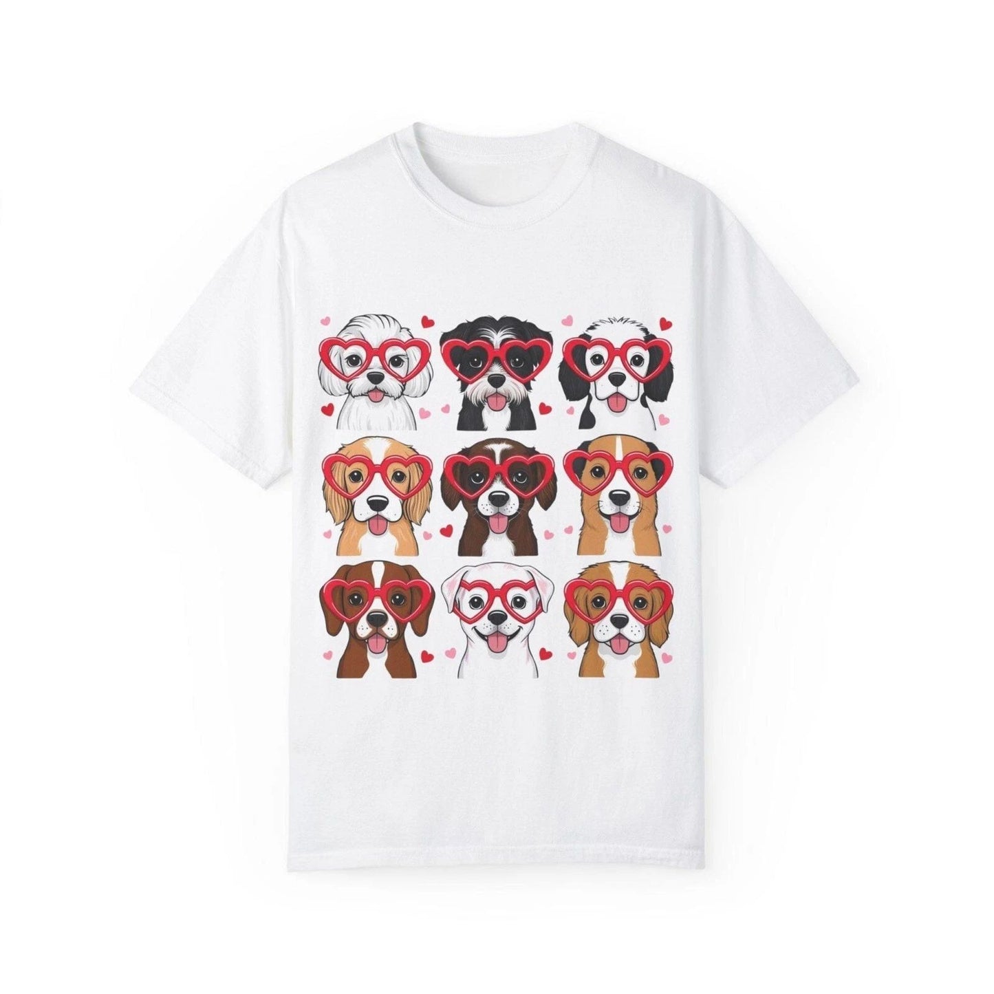 Valentine's Day Dog Lover T-Shirt, Cute Animal Shirt, Pet Lover Gift, Dog-Themed