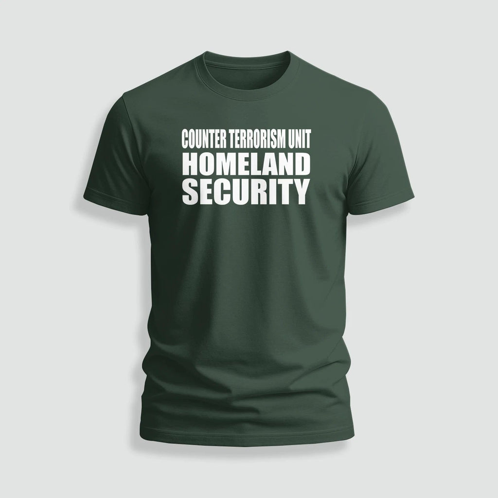 Homeland Security Counter Terrorism logo funny T-Shirt Size S-5XL Made in USA