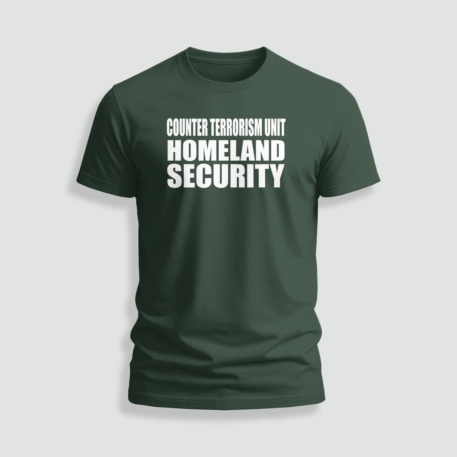 Homeland Security Counter Terrorism logo funny T-Shirt Size S-5XL Made in USA