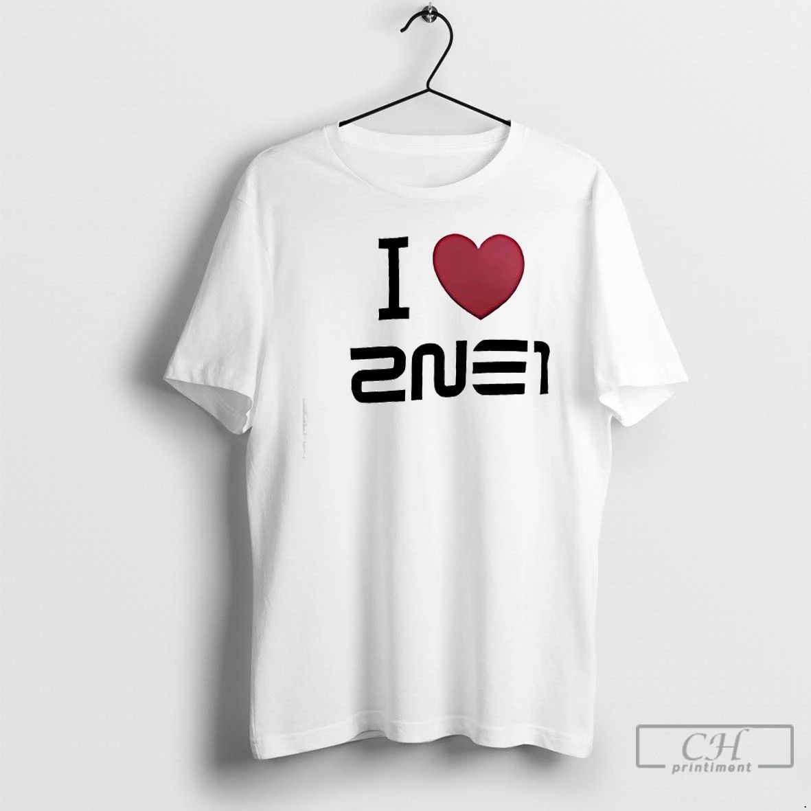 Premium I Love 2ne1 South Korean K Pop Girl T Shirts