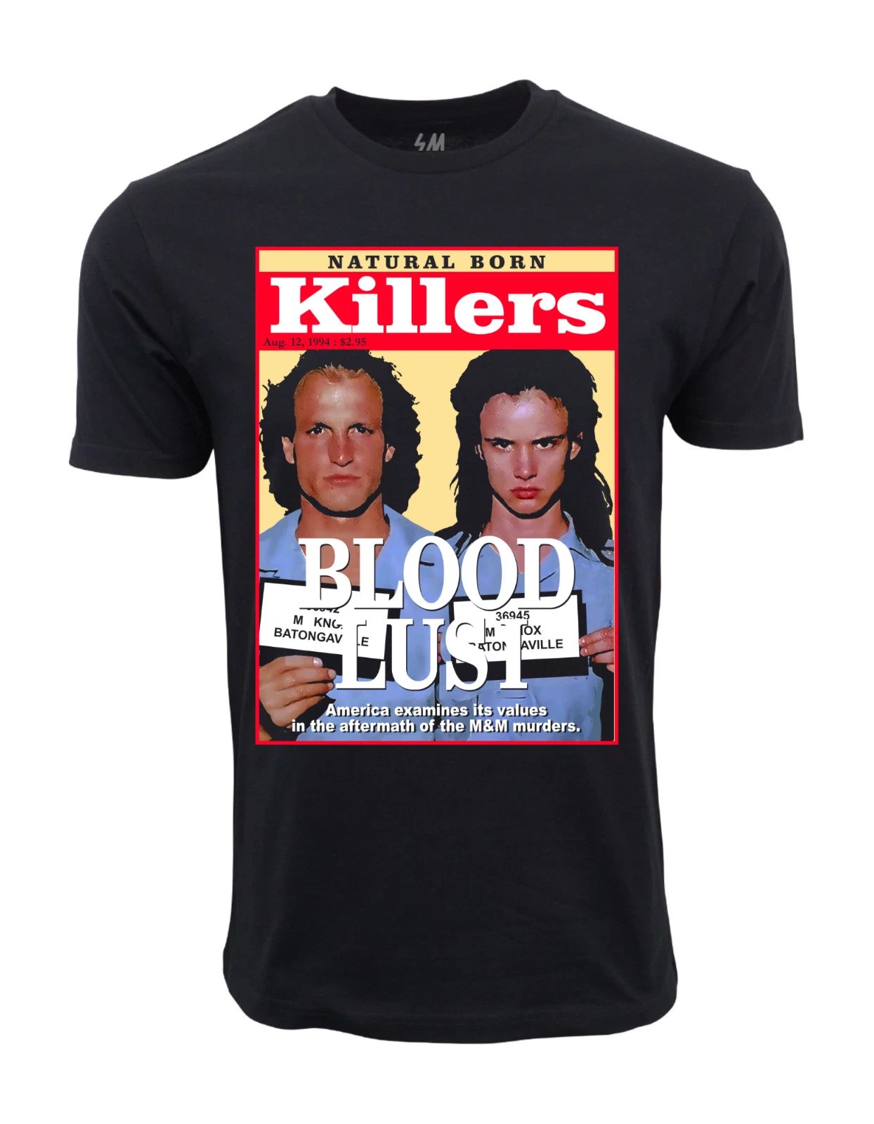 90s NATURAL BORN KILLERS 'BLOOD LUST' T SHIRT
