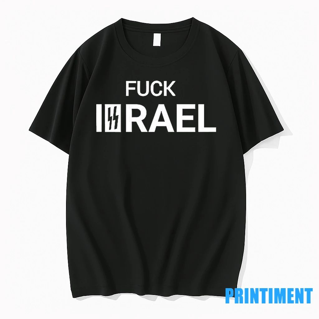 Fuck Israel Ss Runes Flag Tshirts Sweater