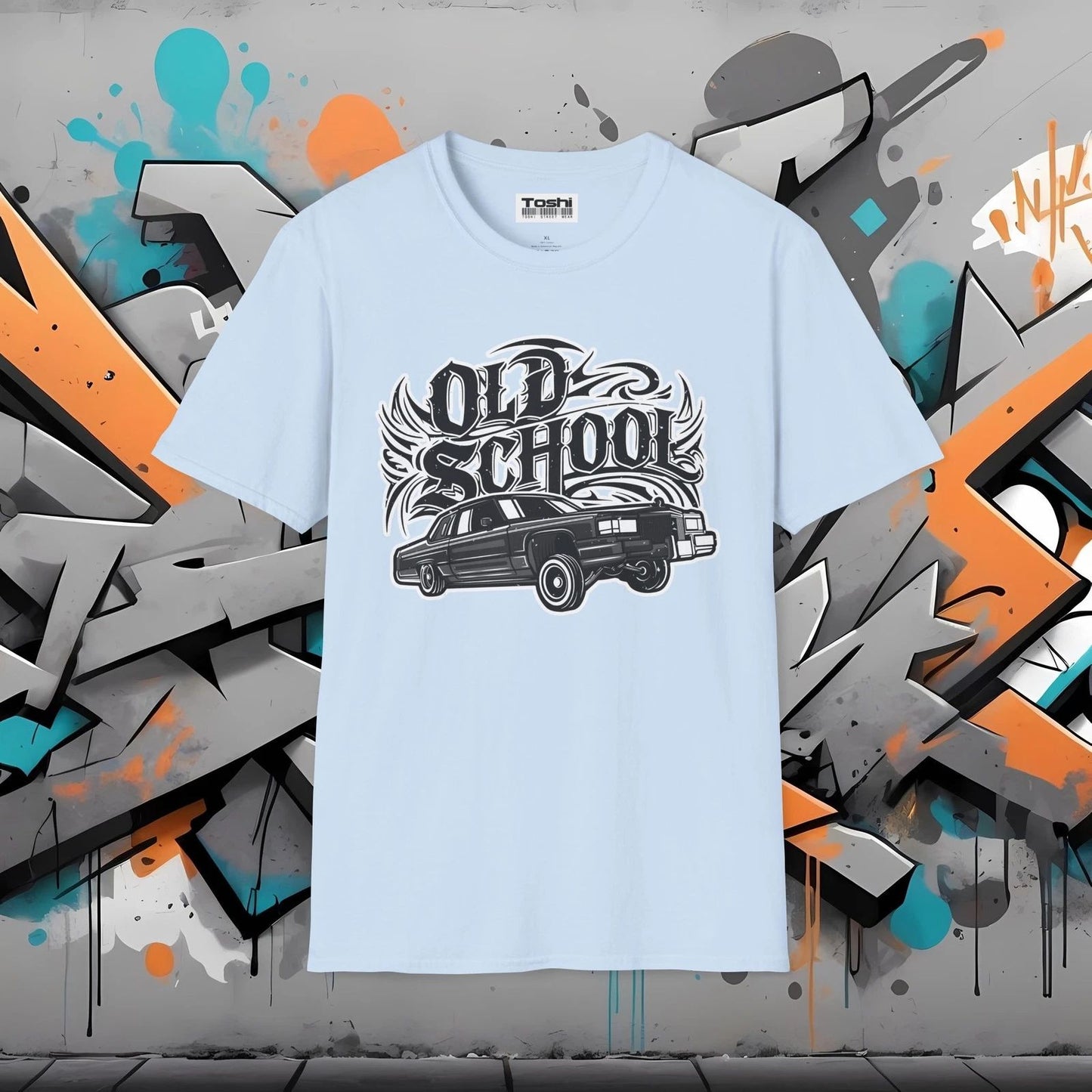 Old School Lowrider Tee Unisex Adult T-Shirt - Gangsta Rap West Coast Hip-Hop