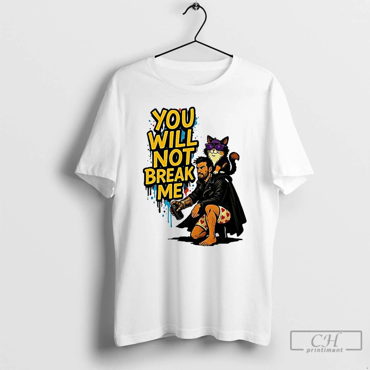 Premium Carl And Donut Cat Dungeon Crawler Carl You Will Not Break Me Graffiti