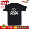 Nope Lazy Miniature Schnauzer Dog Lover - Schnauzer Dad Gift Men's T-Shirt