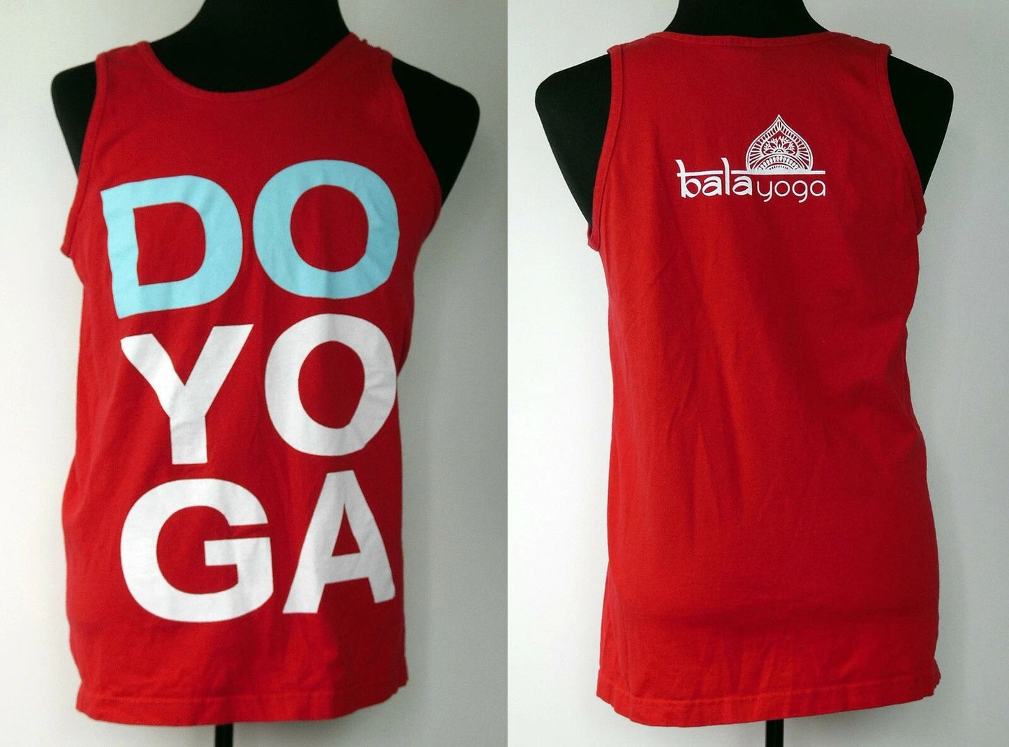 DO YOGA Bala Yoga Seattle, WA Red Men's Tank Top M