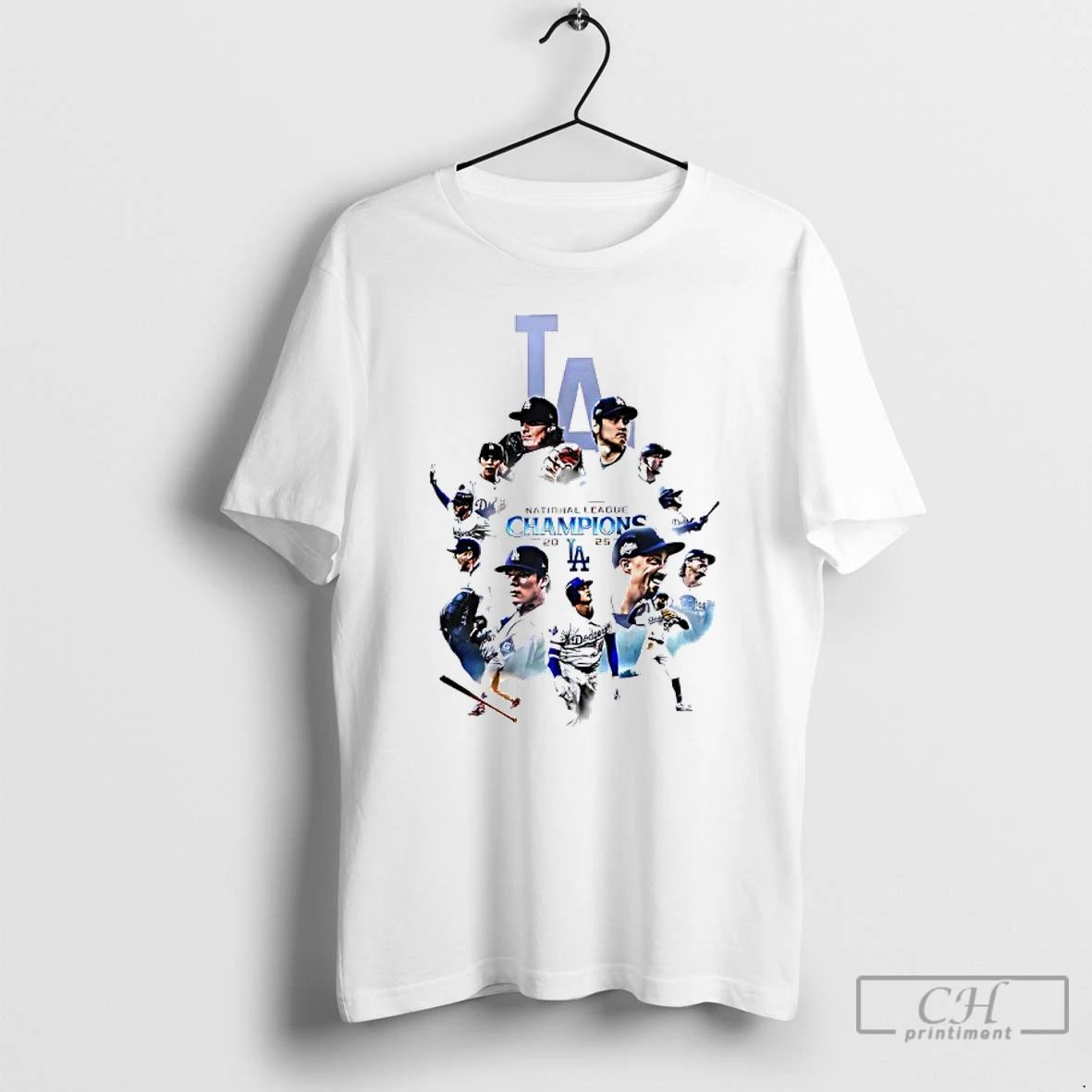 Classic Los Angeles Dodger Team National League Champions 2025 T Shirts