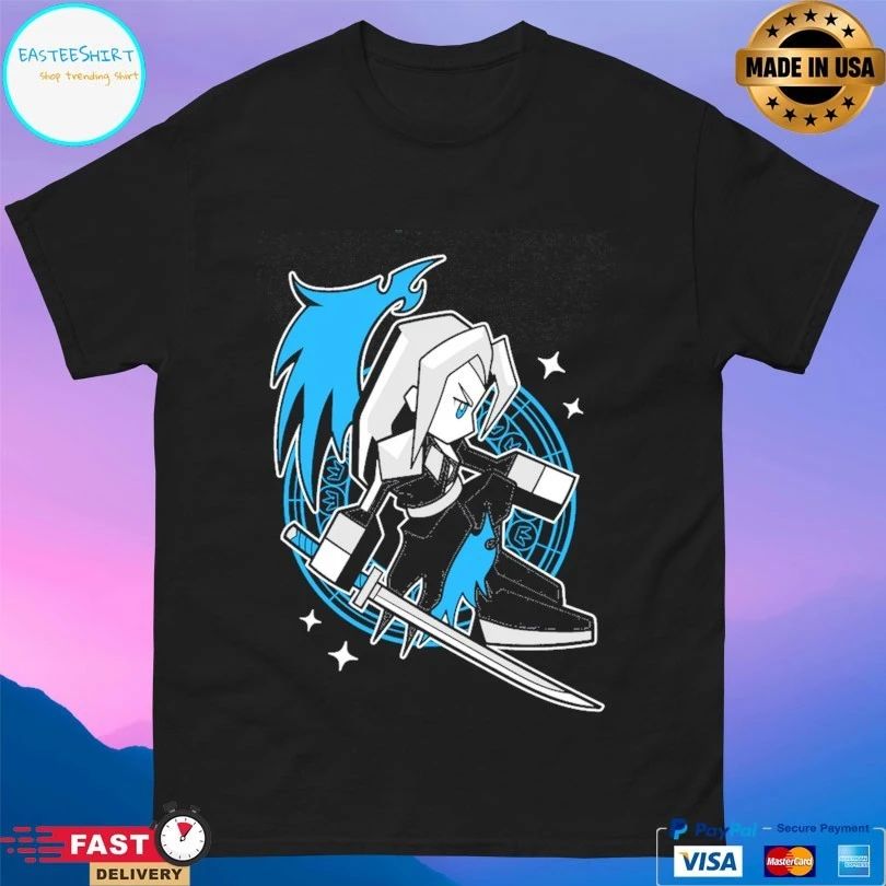 Sephiroth Final Fantasy VII Cartoon T-shirt
