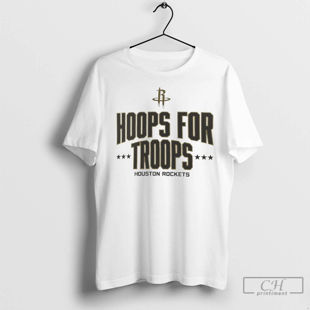 Premium Houston Rockets Hoops For Troops