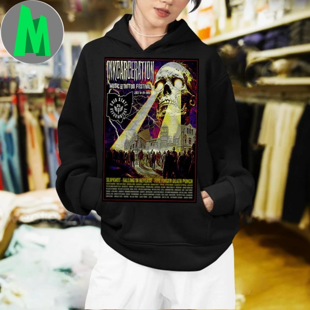 Inkcarceration State Reformatory, Mansfield, OH 18-20 July 2025 Poster Shirt