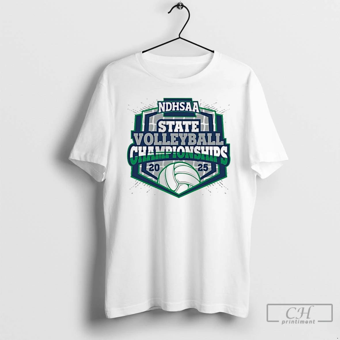 Premium 2025 Ndhsaa Volleyball State Tournament Championships Logo T Shirts