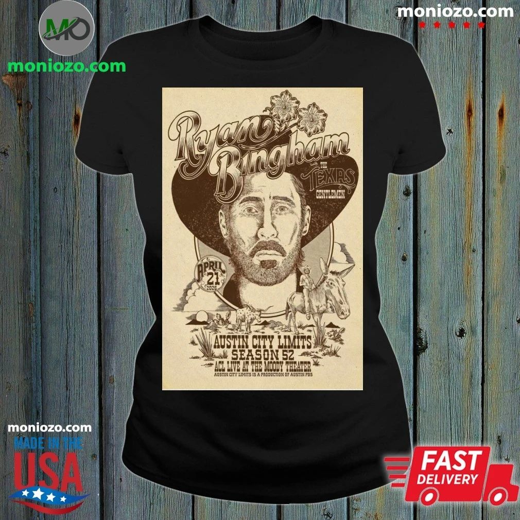Ryan Bingham Concert Tour Austin, TX on 04-21-2026 Poster Shirt