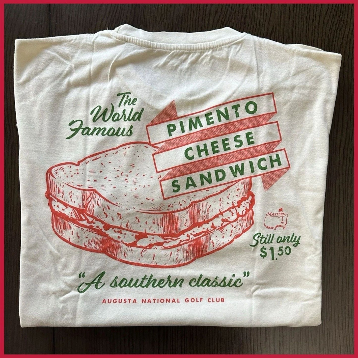 FAST SHIP - Masters Golf Club 2026 Retro Pimento Cheese T-shirt Reprint Gildan