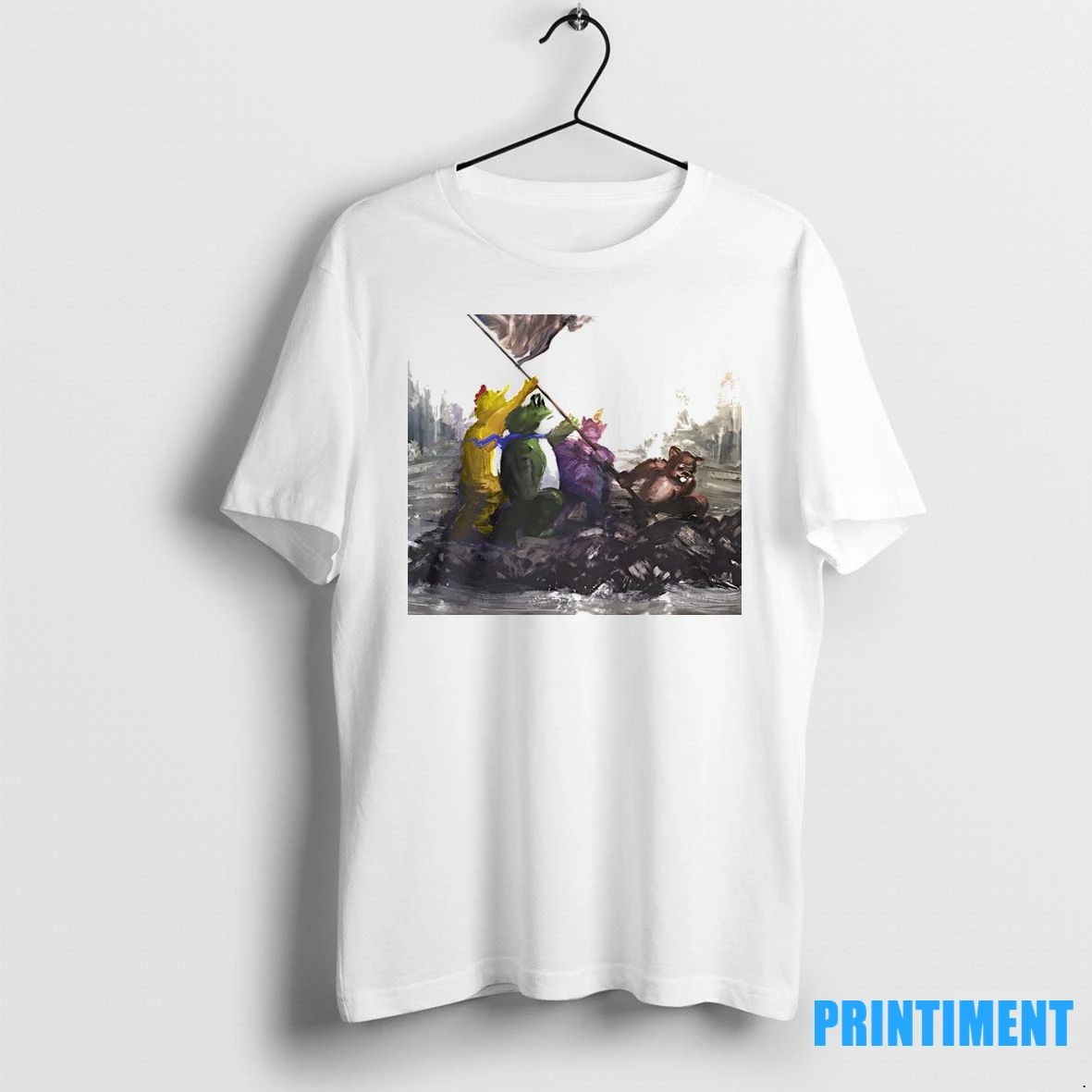 Portland Frog Antifamerica Animal Flag Tshirts Sweater